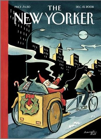 New Yorker mag goes green for Christmas - BikePortland.org