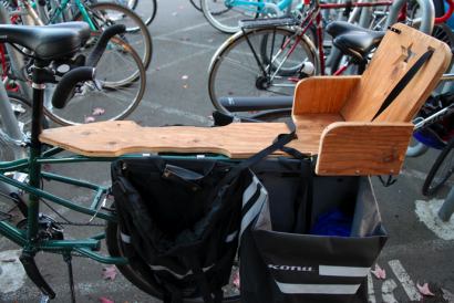 diy bike seat for child