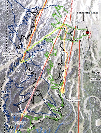 Timberline trail hotsell map pdf