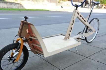 Industrial designer, boat builder team up on plywood cargo bike ...