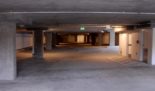 empty lower garage