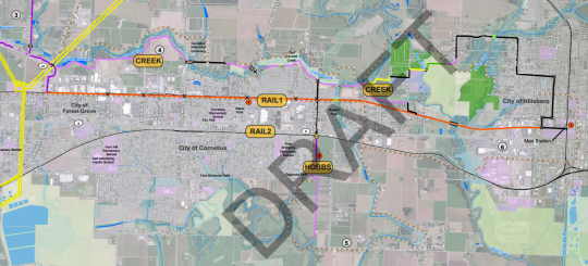 route options map