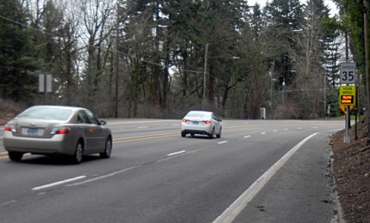 slow down 2 cars