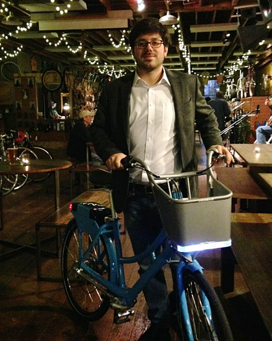 justin with bike