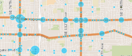 outer division bike injuries map