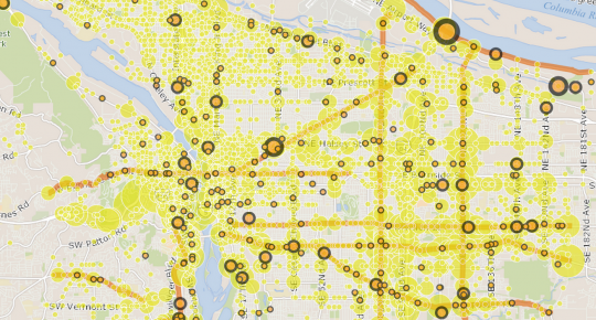 portland all modes map