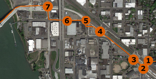tilikum east side map with numbers