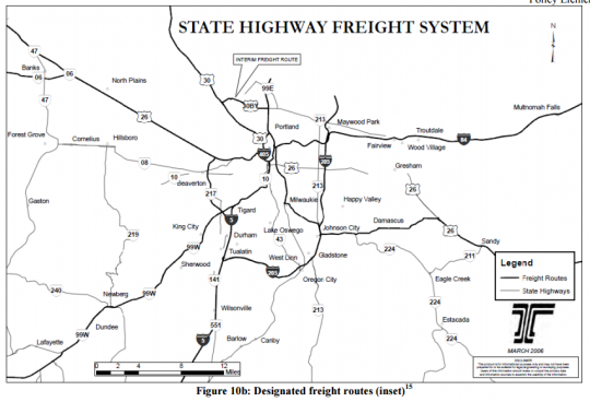 highway freight map