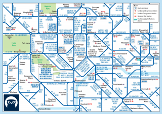 london bus map