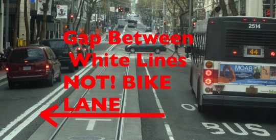 not bike lane