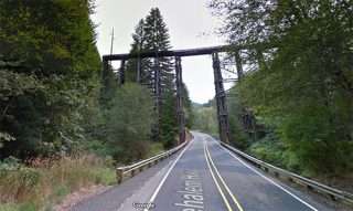The Top Hill Trestle above Highway 47 south of Vernonia.(Image: State of Oregon)