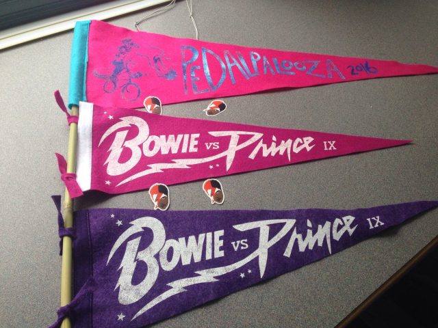 A limited number of souvenir pennants are available for purchase.