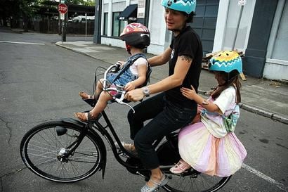 kids ride along bike