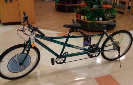 pacific dualie tandem bicycle