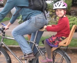 diy bike seat for child