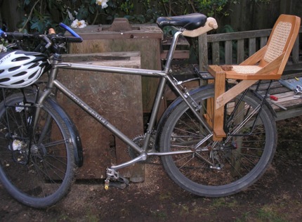 child seat for bike rack