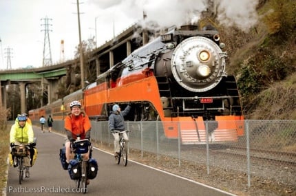 Historic steam locomotive