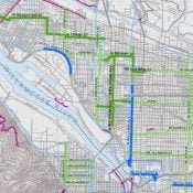 A closer look at Strava's 'heat map' for the Portland region ...