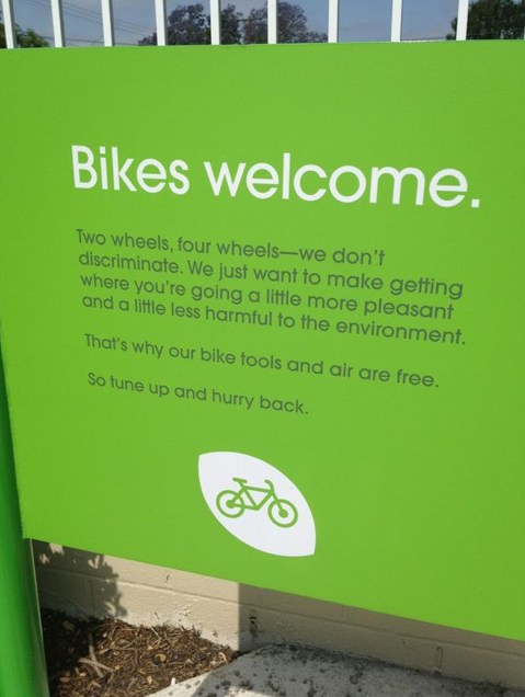 A gas station that likes bikes – BikePortland