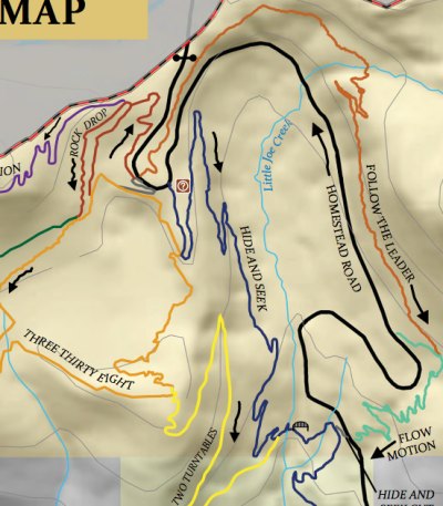 Sandy ridge store trail system