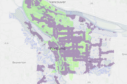 New map reveals important key to the future of Portland transportation ...