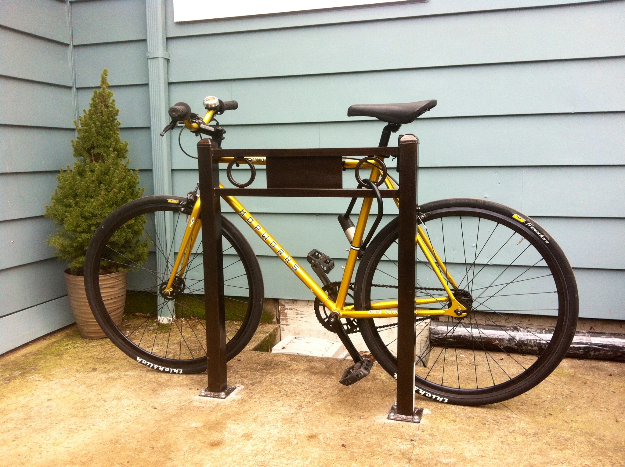 outdoor bicycle storage ideas