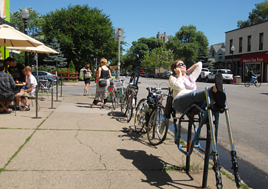 Minneapolis is a very nice city for biking but it is definitely no Portland