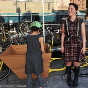 Portland cargo bike celeb Emily Finch gets a new bike