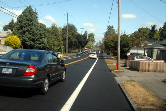 ambiguous bike lane northbound