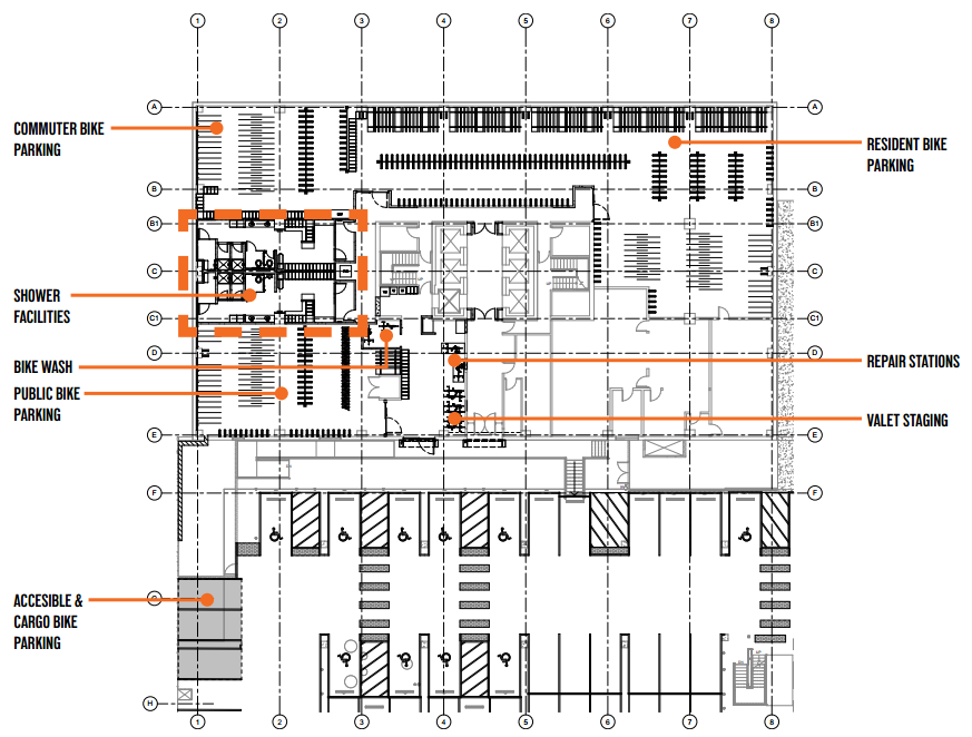 hassalo bike parking floor plan