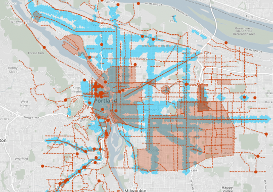 transit access and bike projects