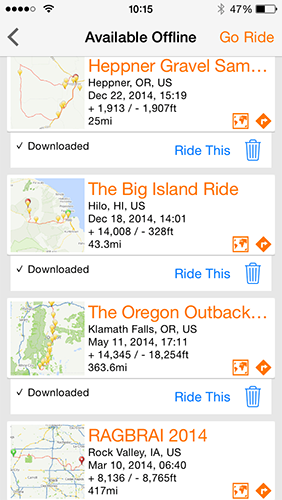 smerte konservativ bøf Ride With GPS now offers 'offline maps' for iPhone, Android – BikePortland