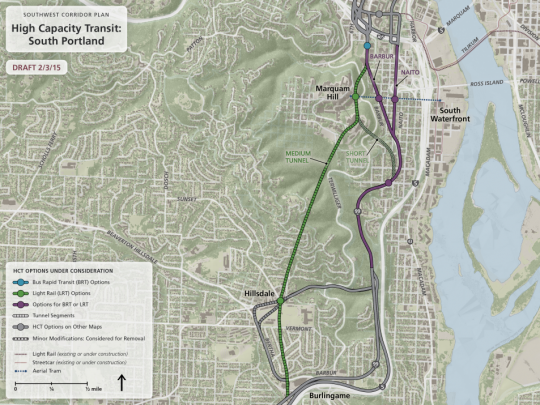 south portland route options