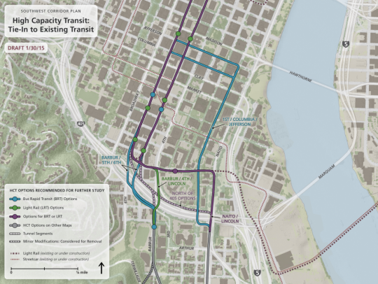 transit mall options