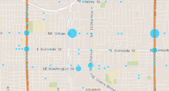 ne glisan crossings bike injuries