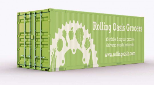 rolling oasis container