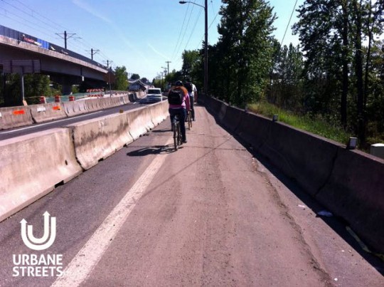 2015.05 Bike Detour ODOT Work Zone - Denver 5 - Boulanger