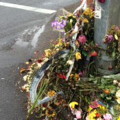 mangled ghost bike