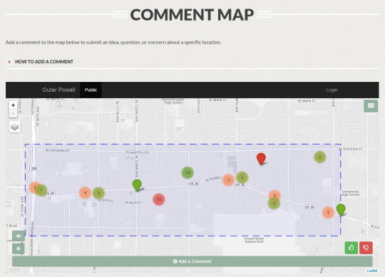 outer powell comment map