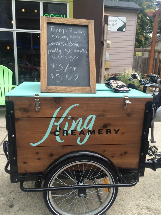 king bike with menu