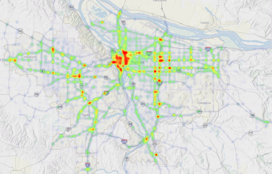 metro area collisions