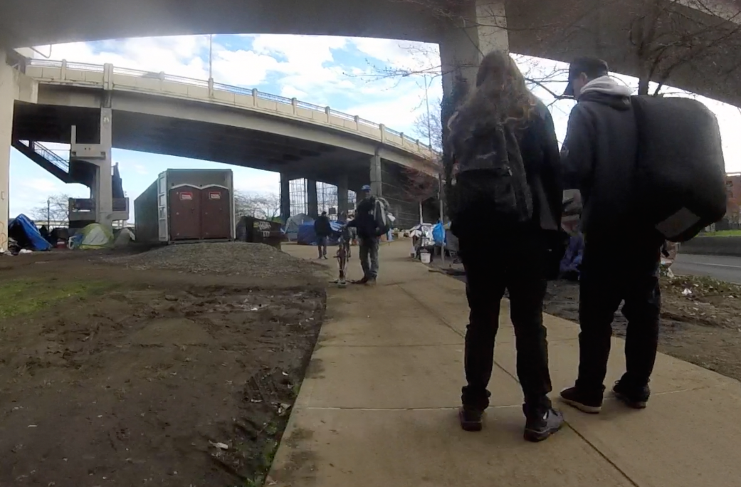 Steel Bridge homeless camp update, Feb 17