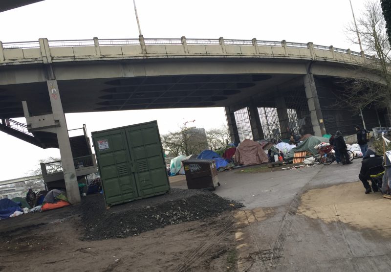 City responds to Steel Bridge homeless camp, Condo owners reopen