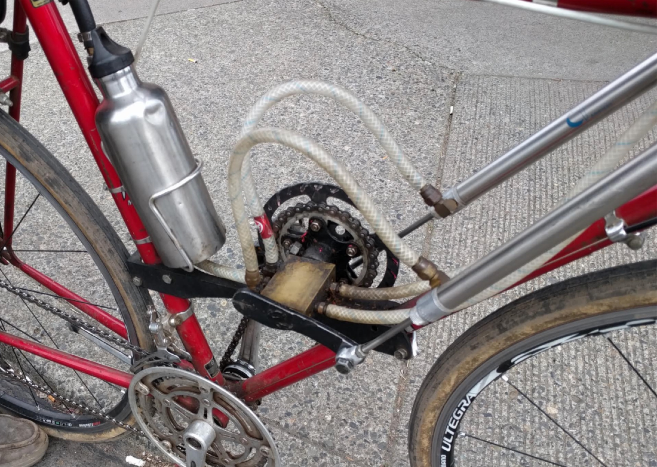 compressed air bike pump