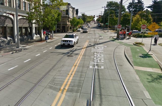 Streetview of E Yesler Way near 13th.