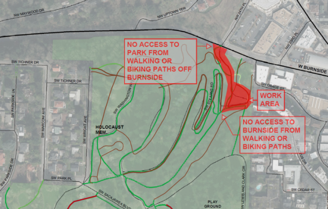 It will close tomorrow. But by the end of summer it should be much-improved.(Graphic: Portland Parks & Recreation)