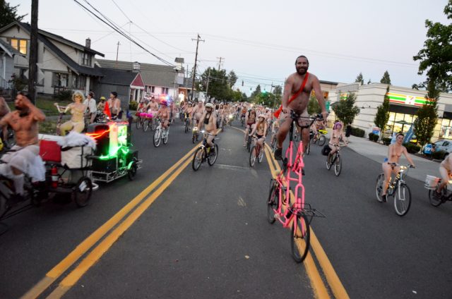 tall pink bike