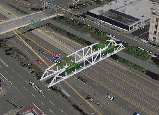 Artist rendering of new Flanders bridge.