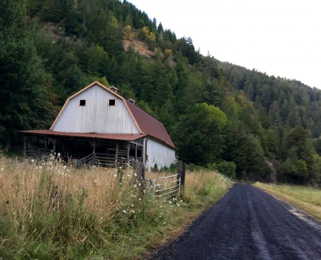 Brewster Canyon with Coos Bay Wagon Road/Sitkum Lane.