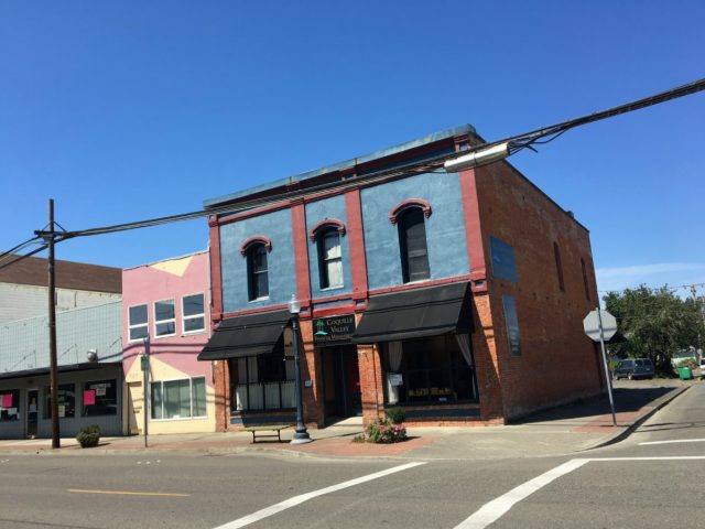 Downtown Myrtle Point is unfortunately not as vibrant as it once was.